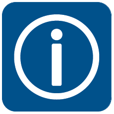an icon of an “I” with a circle around it