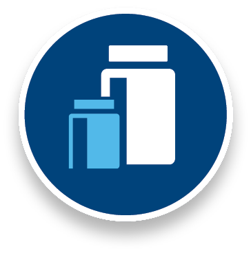 Icon of pill bottles