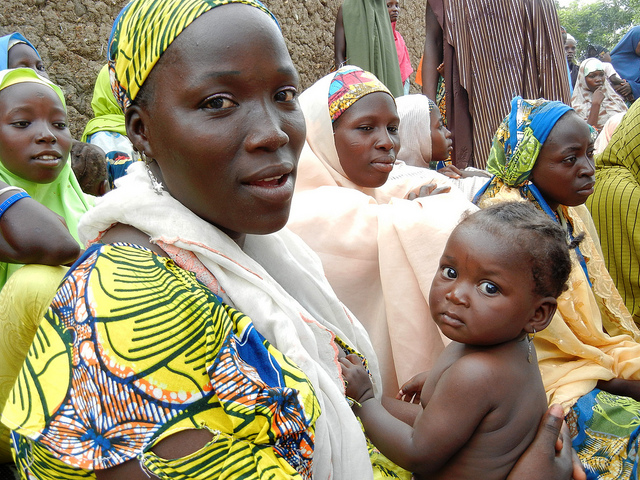 A woman and child in northern Nigeria
