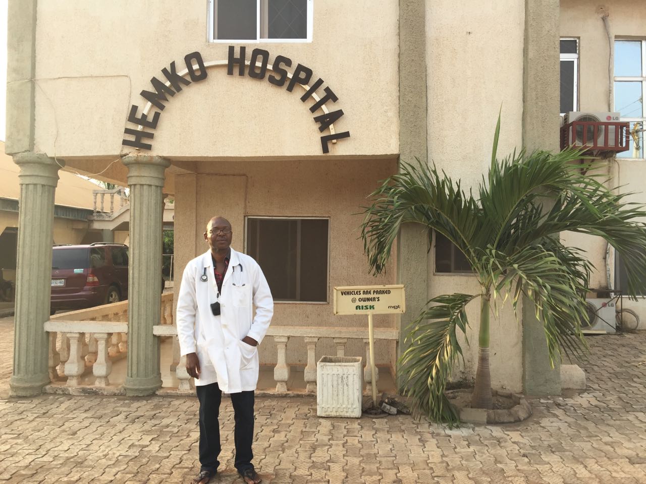 Dr. Kohol of Hemko Hospital in Makurdi, Nigeria