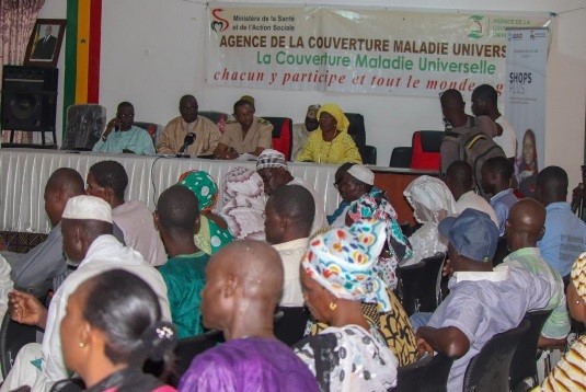 photo of participants at the signing event in Kaolack