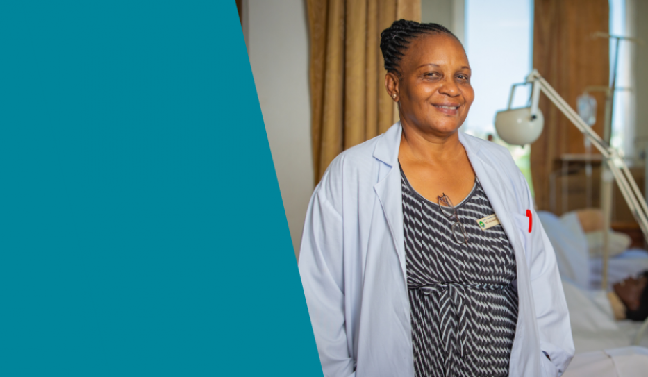 Banner image of a female doctor
