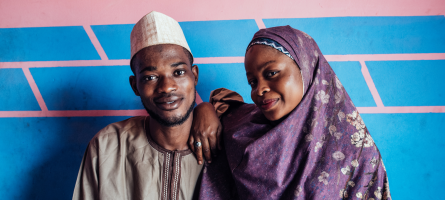 A young couple from Nigeria