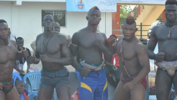 Senegalese wrestlers
