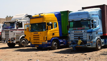 Truck driver in Tanzania