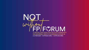 Logo for the ICFP not without fp forum