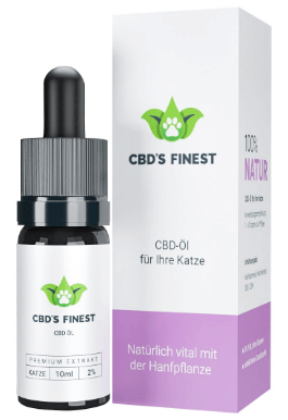 CBDs Finest CBD Oel fuer Katzen Abbild Tabelle