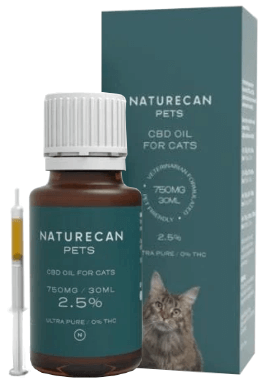 Naturecan CBD Oel fuer Katzen Abbild Tabelle