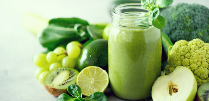 Grüne Superfoods Grüne Helfer